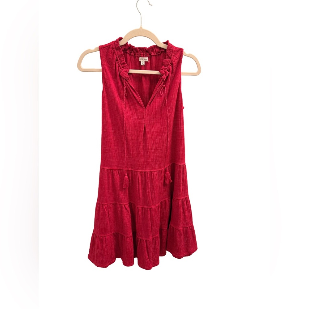 Max Studio Sleeveless Crinkle Dress